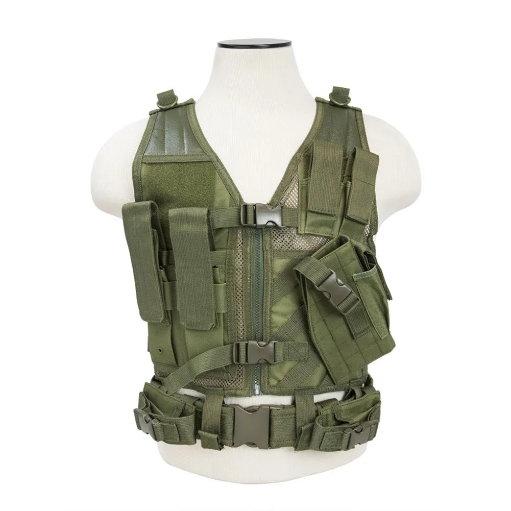 VISM Children's Cross Draw Tactical Vest by NcSTAR