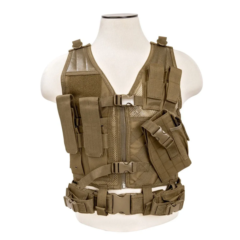 VISM Children's Cross Draw Tactical Vest by NcSTAR