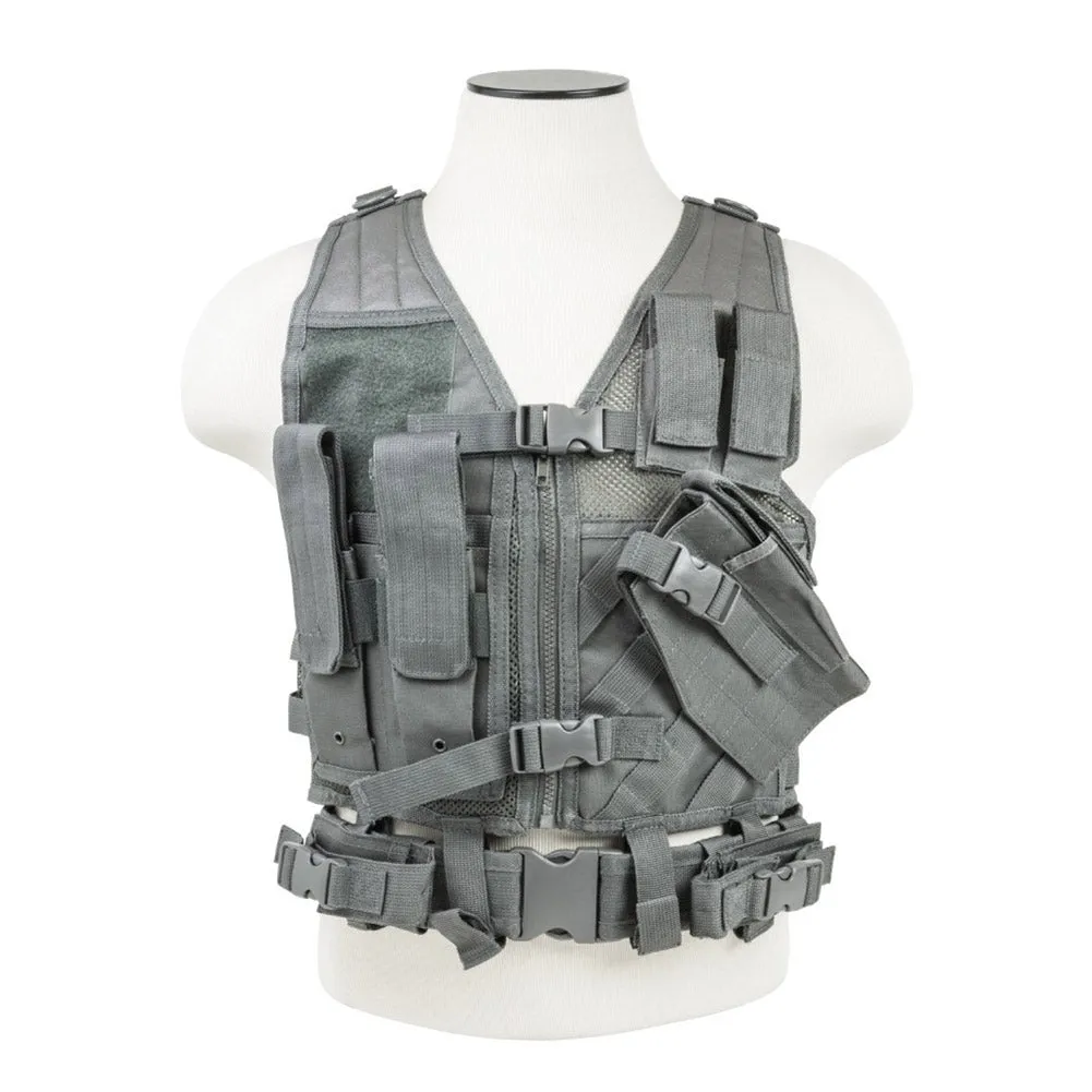 VISM Children's Cross Draw Tactical Vest by NcSTAR