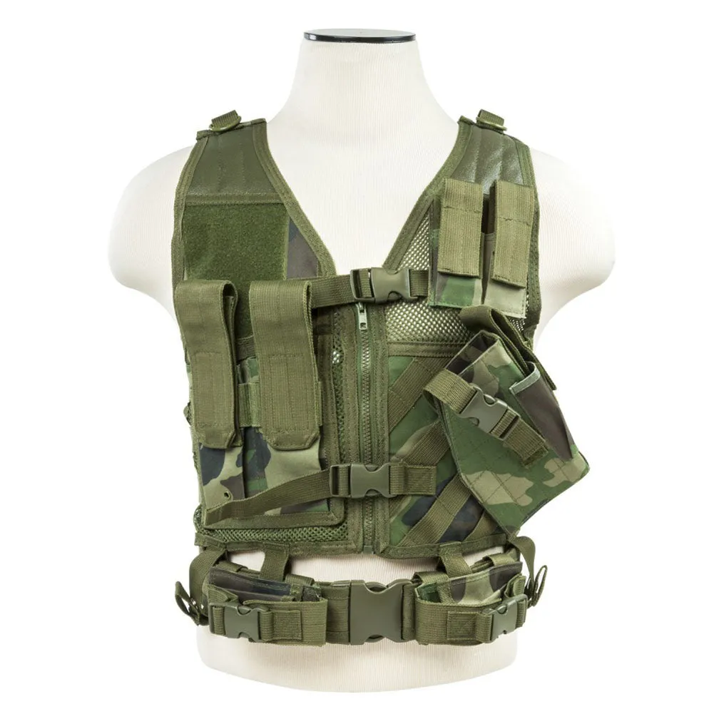 VISM Children's Cross Draw Tactical Vest by NcSTAR