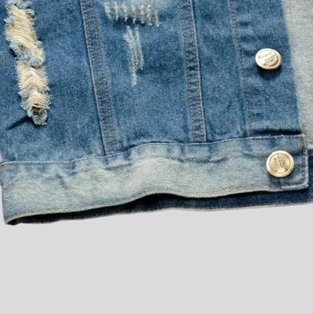 Y2k slim men's jeans vest