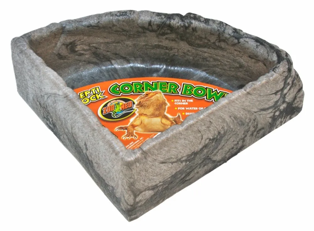 Zoo Med Repti Rock Corner Bowl